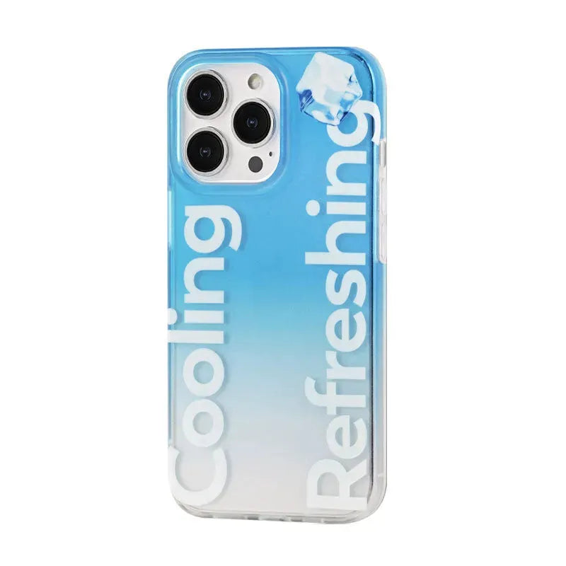 Gradient Blue Fashion Personality Phone Case - Bellarte Enchanté Gradient Blue Fashion Personality Phone Case